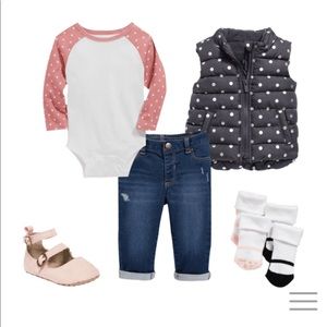 Baby Puffer Vest Sz 3-6 Months